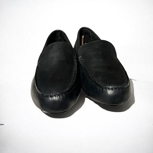 🌻NEW w.box SPERRY Black Davenport Leather Venetian Driver Casual Shoes Mens 10 - Picture 7 of 12